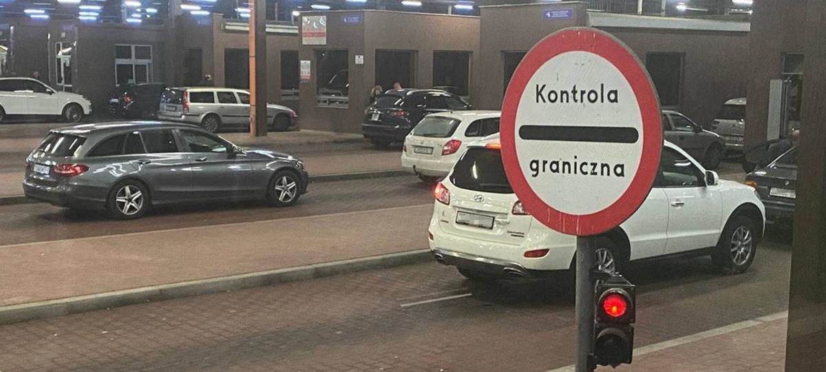 Очередь в пункте пропуска Тересполь