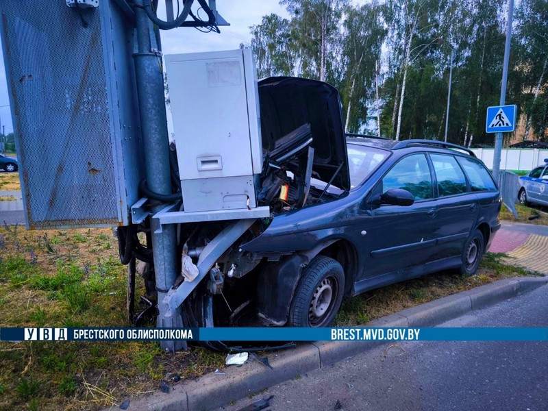 ДТП в Бресте 28 мая 2024 года. Фото: УВД Брестского облисполкома