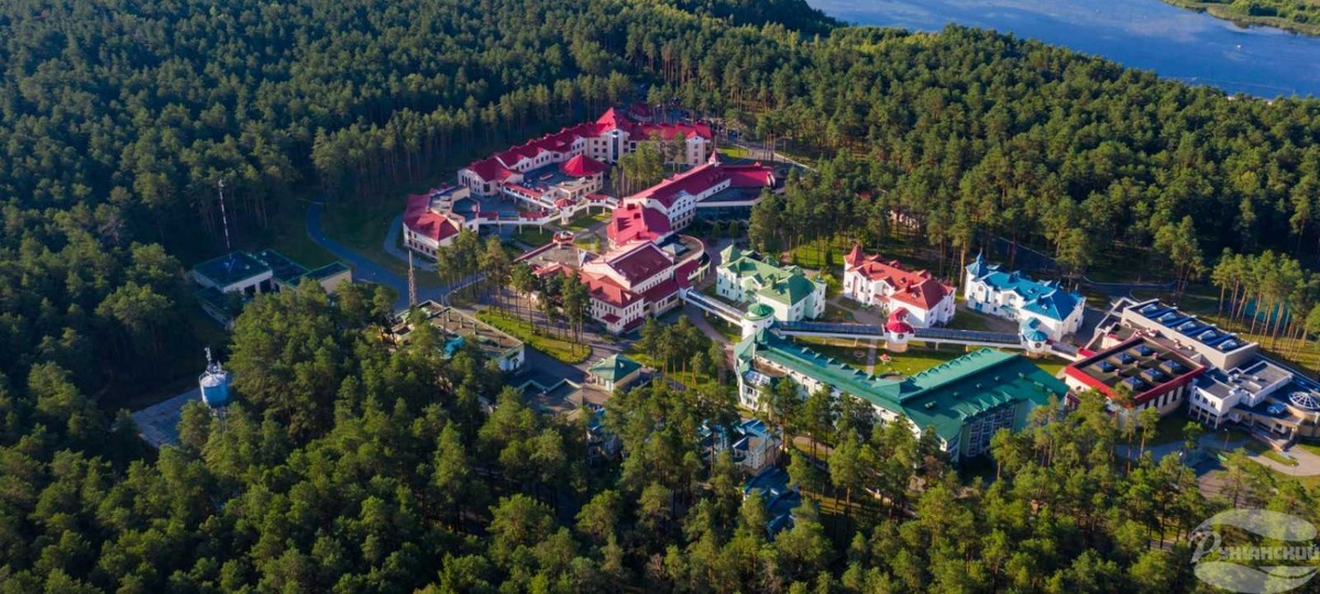 Санаторий Ружанский с высоты птичьего полета. Фото: sanruzh.by