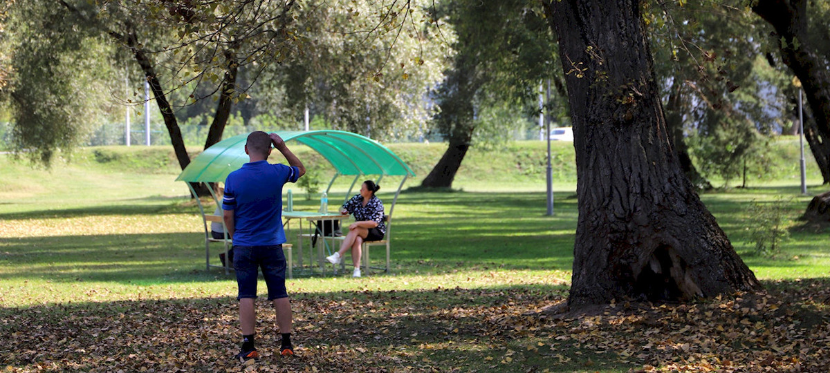 Зона отдыха на территории пункта пропуска «Брест»