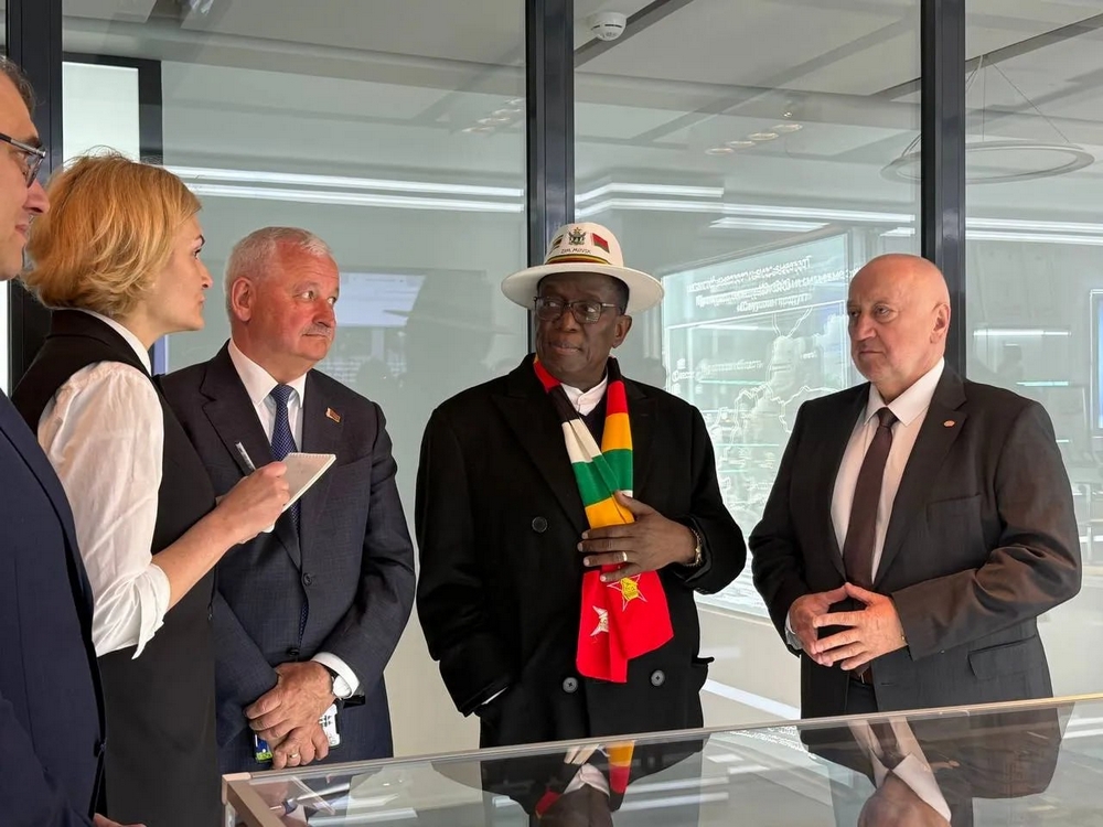 Эммерсон Мнангагва в Бресте.